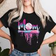Baseball Mom Ice Cream Drip Mother's Day Baseball Mama Women T-shirt Gifts for Her