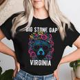 Bigtone Gap バージニア Usa クマと花のデザイン 長袖tシャツ レディースTシャツ 彼女への贈り物