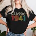 Classic 1941Intage 1941 Womenintage Year Birthday レディースTシャツ 彼女への贈り物