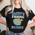 Daddy's Fishing Buddyon Daughter ギフトtシャツ レディースTシャツ 彼女への贈り物