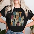 Eatleep Be Edwin Repeat Groovy Retro Edwin レディースTシャツ 彼女への贈り物