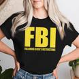 Fbi Bidenの指示に従うアパレル 面白い 男性 女性 レディースTシャツ 彼女への贈り物