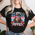 Imell Hippies Peace 4Th Of July For Hippie レディースTシャツ 彼女への贈り物