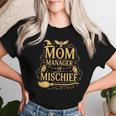 Magical Mom Manager Of Mischief Mom Mother's Day Halloween Women T-shirt Gifts for Her