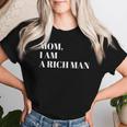 Mom I Am A Rich Man I Am The Boss Man Top Entrepreneur レディースTシャツ 彼女への贈り物