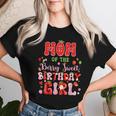 Mom Of The Berry Sweet Birthday Girl Strawberry Bday Party Women T-shirt Gifts for Her
