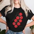 Pomodori Freschi Fresh Tomatoes Italianummer Tomatoes レディースTシャツ 彼女への贈り物