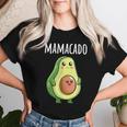 Pregnancy Announcement Mom Mamacado Women T-shirt Gifts for Her