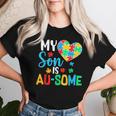 My Son Is Au-Some Autism Mama Acceptance Awareness Mom Women T-shirt Gifts for Her