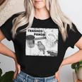 Trashed Panda Racoon Trend レディースTシャツ 彼女への贈り物