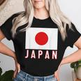 日本の国旗 男性 女性 キッズ レディースTシャツ 彼女への贈り物