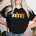 昆虫学者、カブトムシ愛好家または所有者のためのレトロなスタイルのクワガタ Tag Beetles レディースTシャツ 彼女への贈り物