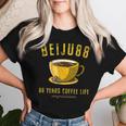 米寿祝い コーヒー好き 父 男性 女性 米寿 お祝い コーヒー コーヒー人生 88歳 おしゃれ レディースTシャツ 彼女への贈り物