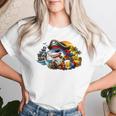 Beer Dad Piratehark グラフィック 漫画 海 アドベンチャーシャツ レディースTシャツ 彼女への贈り物