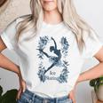 Floral Ice スケーター ダンシング スポーツ フィギュアスケート レディースTシャツ 彼女への贈り物