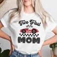 Two Fast Mom Of The Birthday Boy Racing Car Family Women T-shirt Gifts for Her