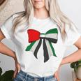 アラブ首長国連邦 首長国連邦 Uae 国旗 女の子 コケットリボン レディースTシャツ 彼女への贈り物