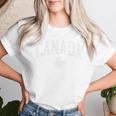 ヴィンテージ カナダ国旗 お土産 男の子 女の子 レトロ カナダ国旗 レディースTシャツ 彼女への贈り物