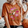 ヴィンテージ 1935年 蓮の花 日本の鶴 鳥 89歳の誕生日 レディースオーバーサイズコンフォートTシャツ Yam