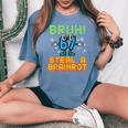 67 Bruhteal A Brainrot Meme 6 7 男の子 女の子 キッズ ユース レディースオーバーサイズコンフォートTシャツ Blue Jean