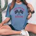 馬 靴 曲がり 自動車 クラブ ファン 男性 女性 大人 子供 レディースオーバーサイズコンフォートTシャツ Blue Jean
