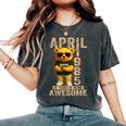 41歳 1985年4月 テディベア 41歳 誕生日 男性 女性 レディースオーバーサイズコンフォートTシャツ Pepper