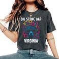Bigtone Gap バージニア Usa クマと花のデザイン 長袖tシャツ レディースオーバーサイズコンフォートTシャツ Pepper