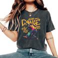 Cool Girls Breakdancing & Hip Hop Music Dancers Graffiti レディースオーバーサイズコンフォートTシャツ Pepper