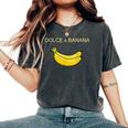 Dolce And Banana ファニーキュートグラフィックデザインバナナtシャツ レディースオーバーサイズコンフォートTシャツ Pepper