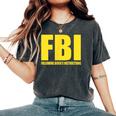 Fbi Bidenの指示に従うアパレル 面白い 男性 女性 レディースオーバーサイズコンフォートTシャツ Pepper