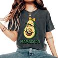 Mamacado Pregnant Avocado Mom Pun レディースオーバーサイズコンフォートTシャツ Pepper