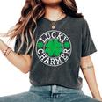 Lucky Charmer t Patrick's Day 男の子 女の子 キッズ レディースオーバーサイズコンフォートTシャツ Pepper