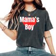 Mama's Boy おもしろグッズ服 レディースオーバーサイズコンフォートTシャツ Pepper
