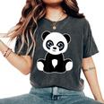 Panda Lover 幼児 女の子 男の子 トゥイーン キッズ かわいいパンダ ユース レディースオーバーサイズコンフォートTシャツ Pepper