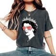 Queen Elizabeth Iiunglasses British Crown エリザベス女王 Meme レディースオーバーサイズコンフォートTシャツ Pepper