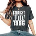 Straight Outta 1996 Womenintage 1996 Birth Of Birthday 長袖tシャツ レディースオーバーサイズコンフォートTシャツ Pepper