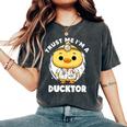 Trust Me I'm A Ducktor Duck Nurse 小児科医 レディースオーバーサイズコンフォートTシャツ Pepper