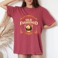 Call Me Old Fashioned Whiskey カクテル ドリンク ミクソロジスト レディースオーバーサイズコンフォートTシャツ Crimson