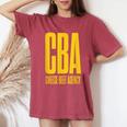 Cheese Beef Agency レディースオーバーサイズコンフォートTシャツ Crimson