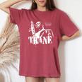 Coltrane Jazz Wisdomaxophonist Musician 1色 レディースオーバーサイズコンフォートTシャツ Crimson