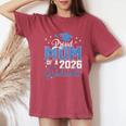 Mom Graduation Senior 2026 Proud Mom Of A 2026 Graduate Women's Oversized Comfort T-Shirt Crimson