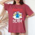 Napalm Death Rainbow Bunny ピンク ナパーム デスラビット レディースオーバーサイズコンフォートTシャツ Crimson