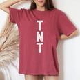 Tnt コスチューム シャツ 大人 男性 女性 キッズ Tnt ダイナマイト コスチューム レディースオーバーサイズコンフォートTシャツ Crimson