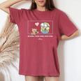 ミニオンズ ボブ&ティム Be Kind Think Kindtay Kind 長袖tシャツ レディースオーバーサイズコンフォートTシャツ Crimson