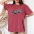 四日市 日本 ジャプネーズ ヴィンテージ 男性 女性 レディースオーバーサイズコンフォートTシャツ Crimson