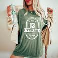 13歳の誕生日プレゼント 男の子 女の子 10代 13歳 レトロ 2007年 レディースオーバーサイズコンフォートTシャツ Moss