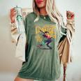 Cool Girls Breakdancing & Hip Hop Music Dancers Graffiti レディースオーバーサイズコンフォートTシャツ Moss