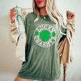 Lucky Charmer t Patrick's Day 男の子 女の子 キッズ レディースオーバーサイズコンフォートTシャツ Moss