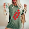 Pomodori Freschi Fresh Tomatoes Italianummer Tomatoes レディースオーバーサイズコンフォートTシャツ Moss