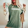 Sicherheit -Ecurity Guard Uniform And German レディースオーバーサイズコンフォートTシャツ Moss